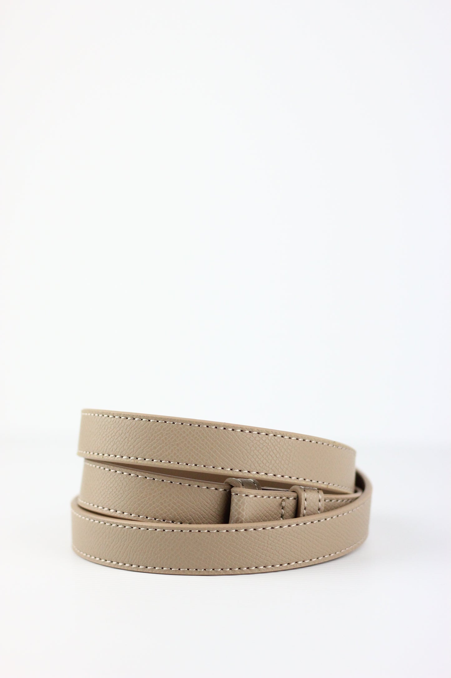Lanna Belt in Genuine Leather. Elephant Grey