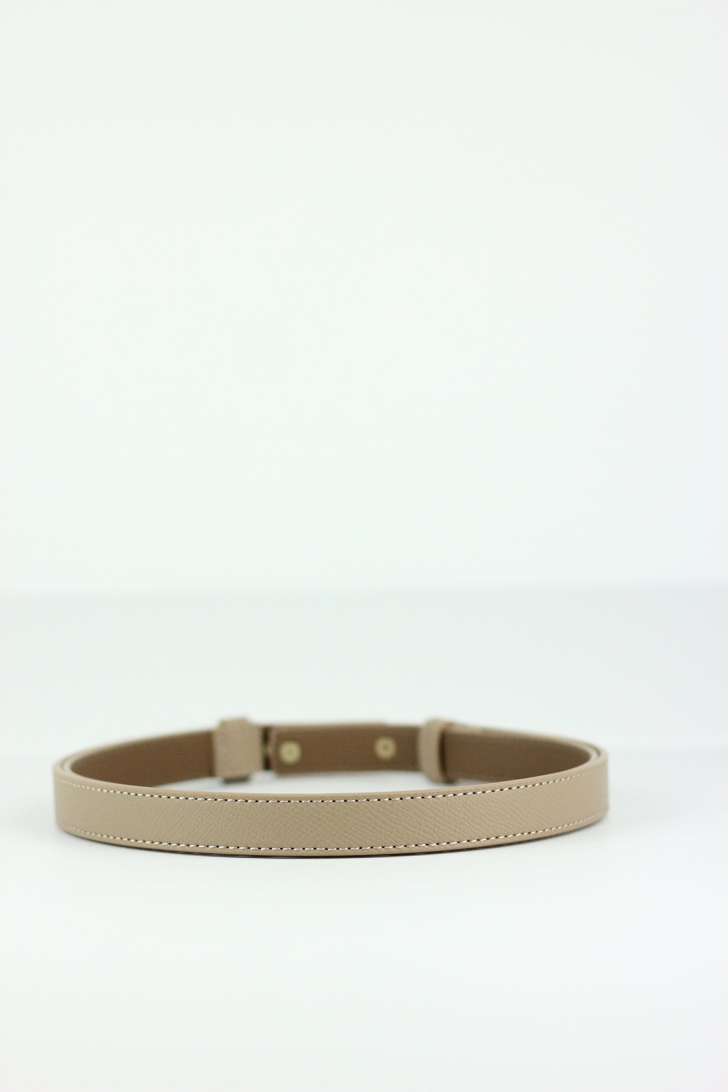 Lanna Belt in Genuine Leather. Elephant Grey