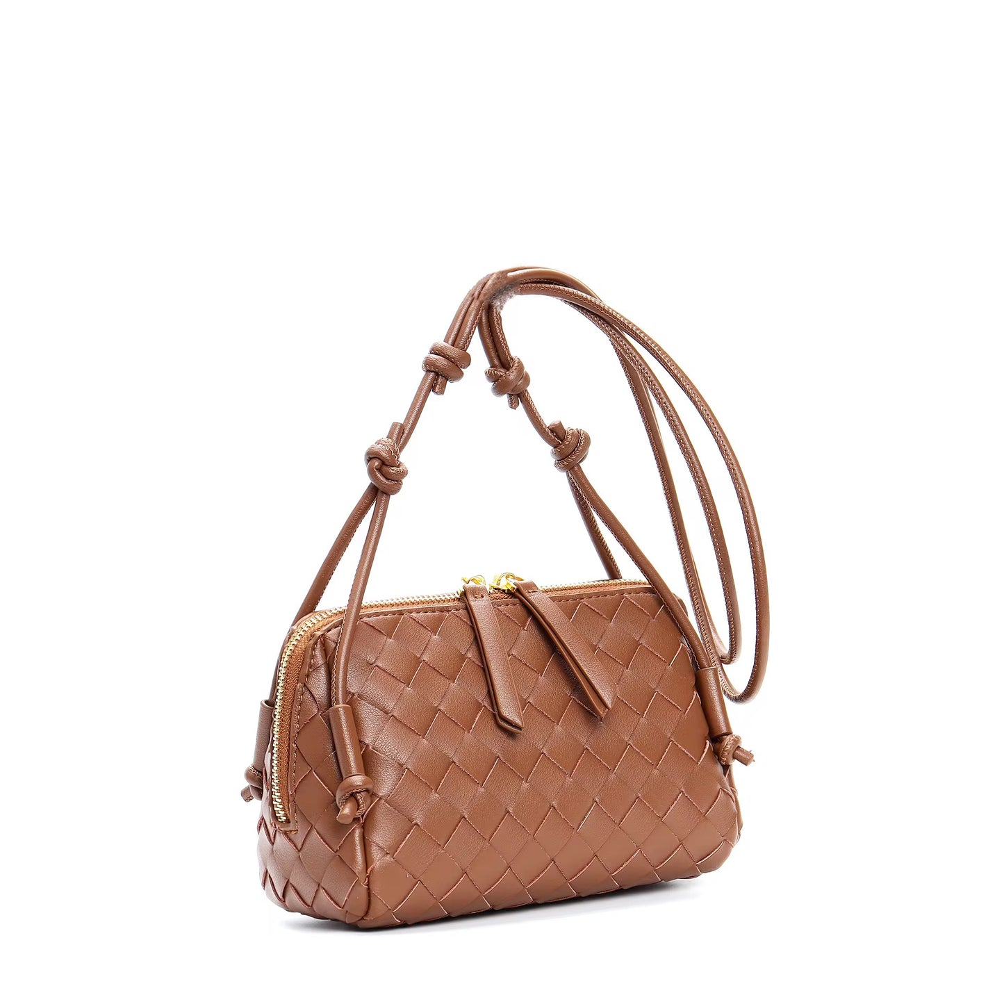 CARHEN Bag in Genuine Leather, Caramel