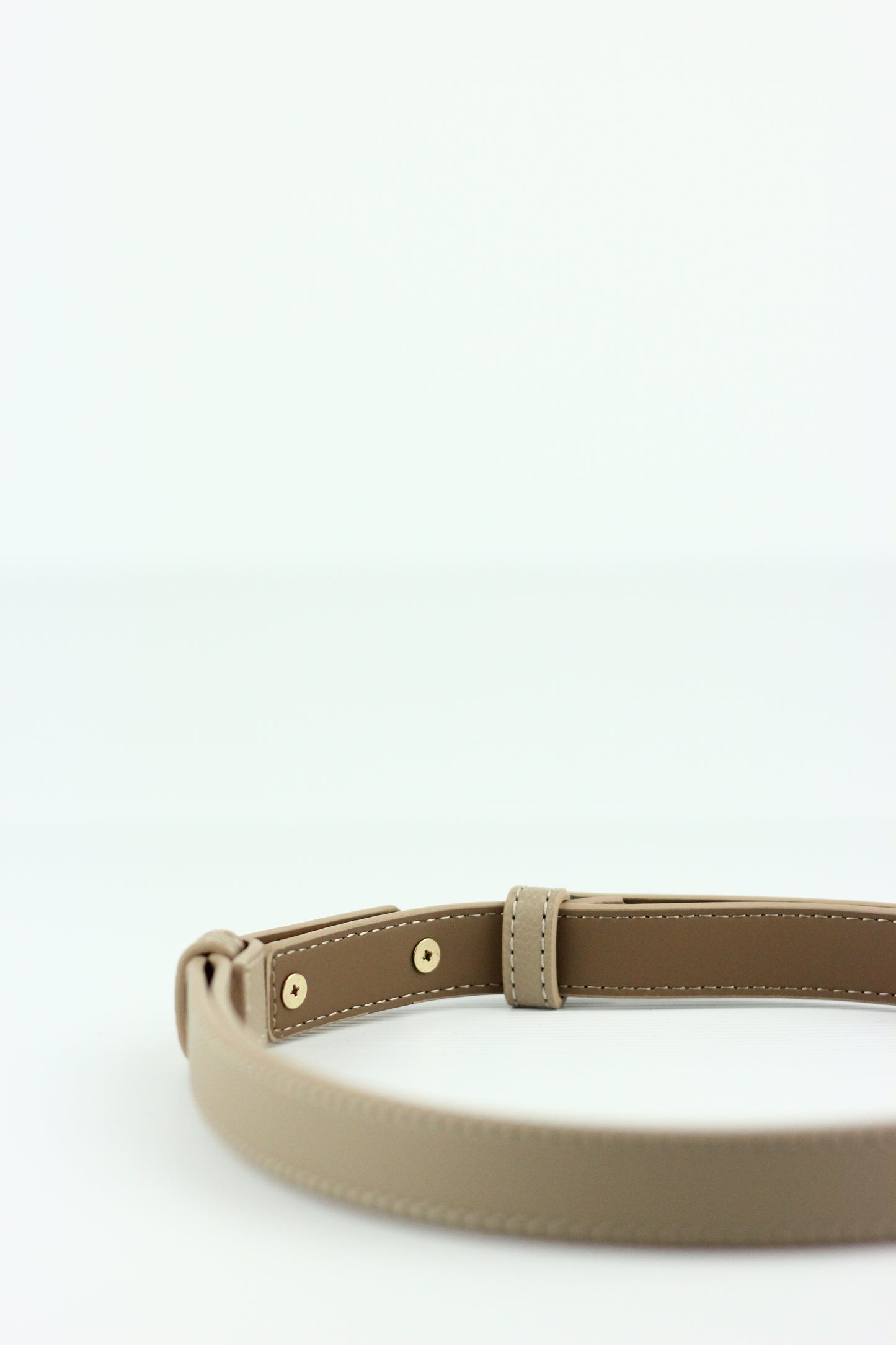 Lanna Belt in Genuine Leather. Elephant Grey