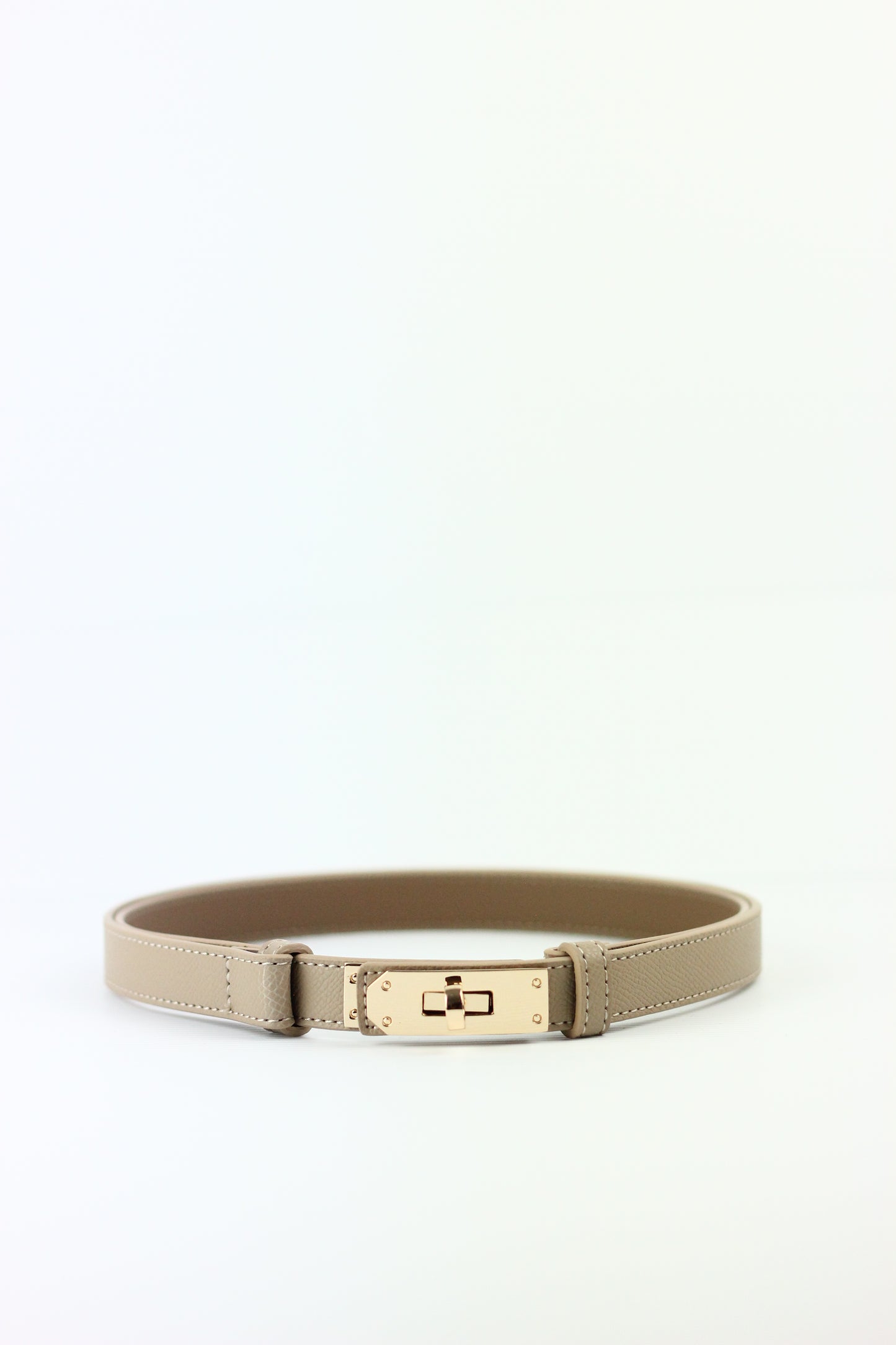 Lanna Belt in Genuine Leather. Elephant Grey