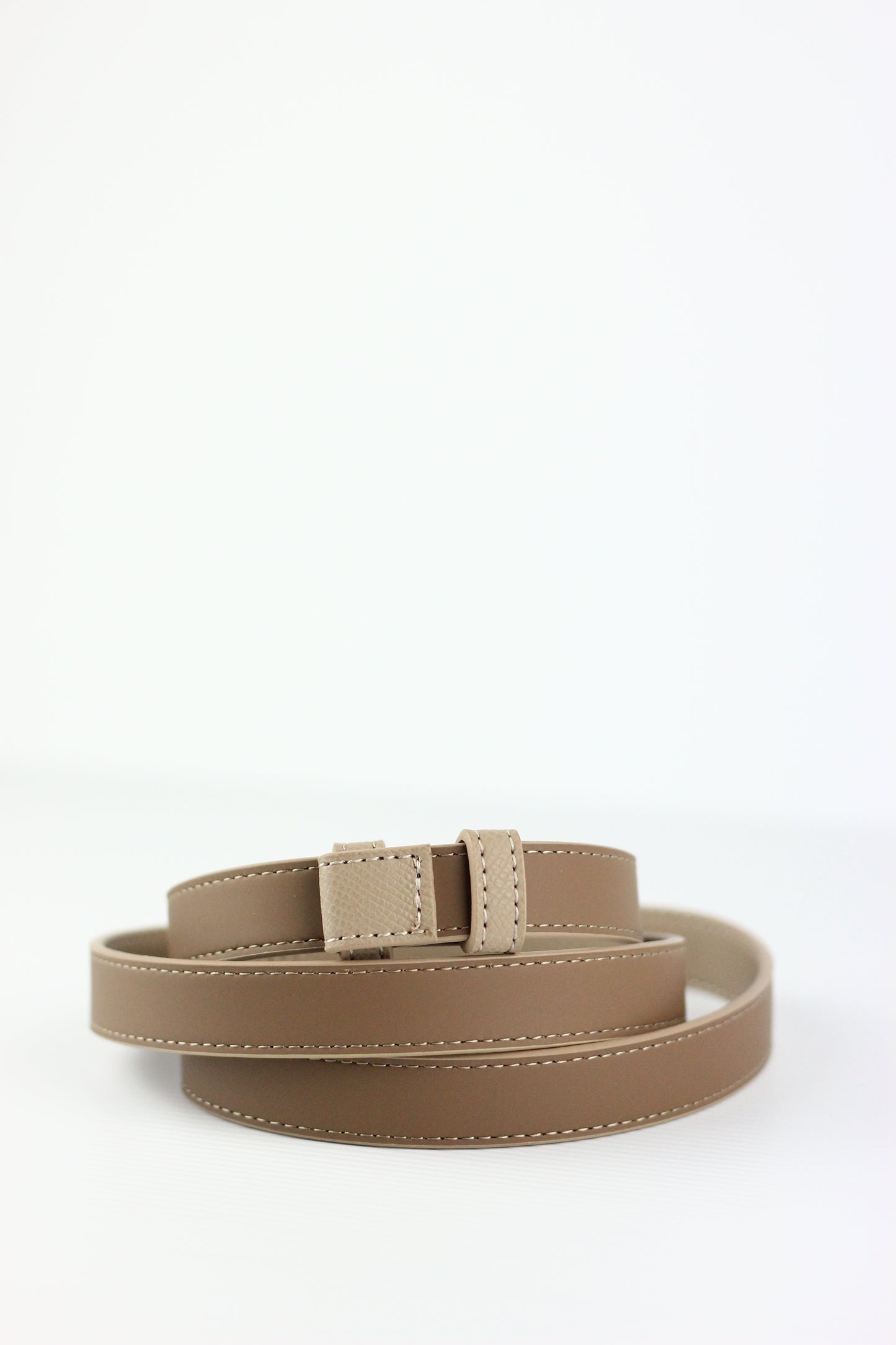 Lanna Belt in Genuine Leather. Elephant Grey