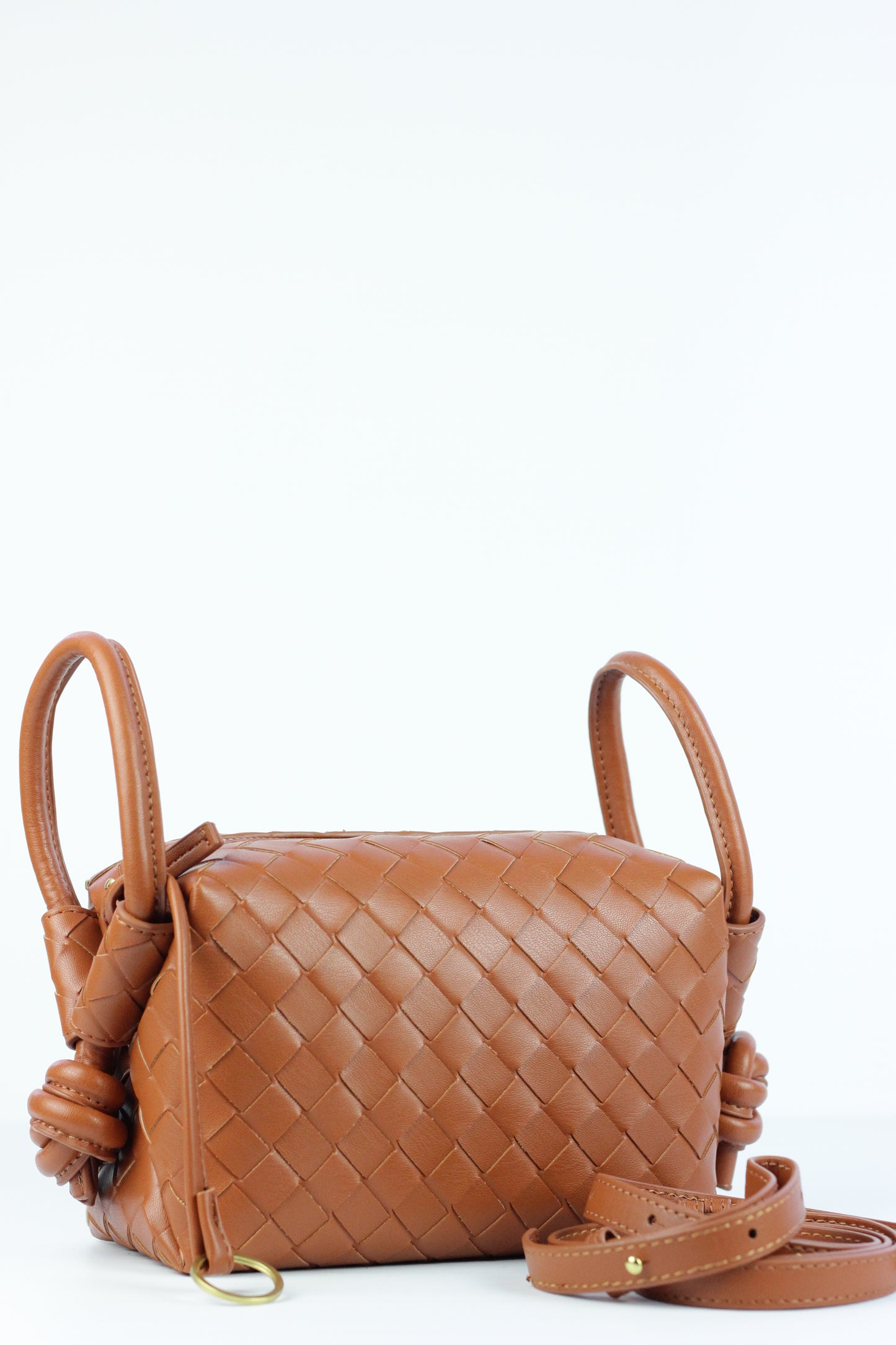 Candace Mini Camera Bag in Cognac