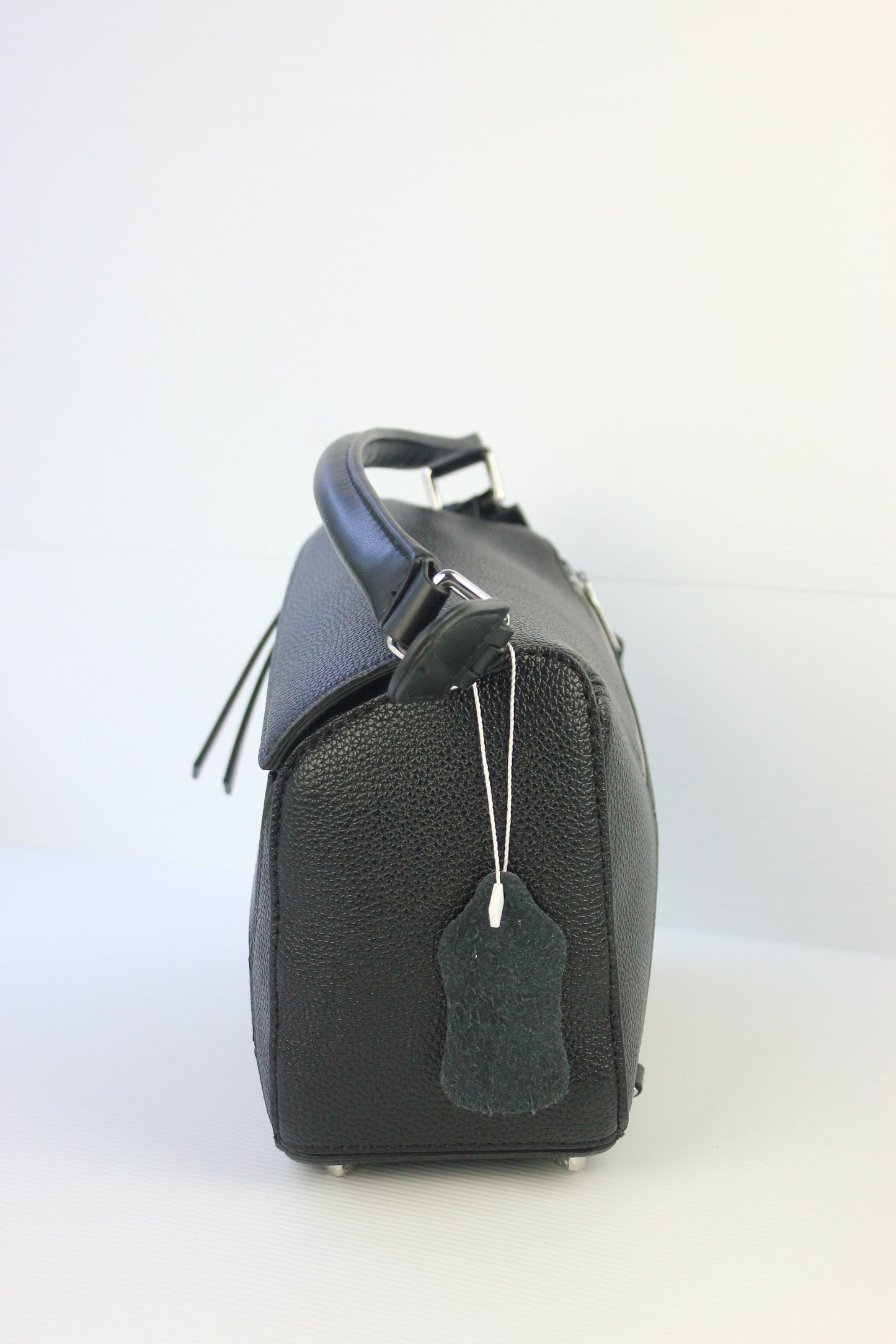 Olivia Puzzle Bag in Genuine Black Leather