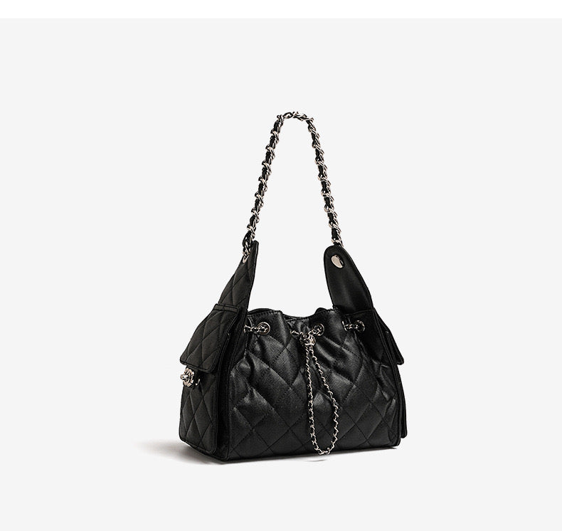 Abigail Bag in Genuine Leather, 25cm