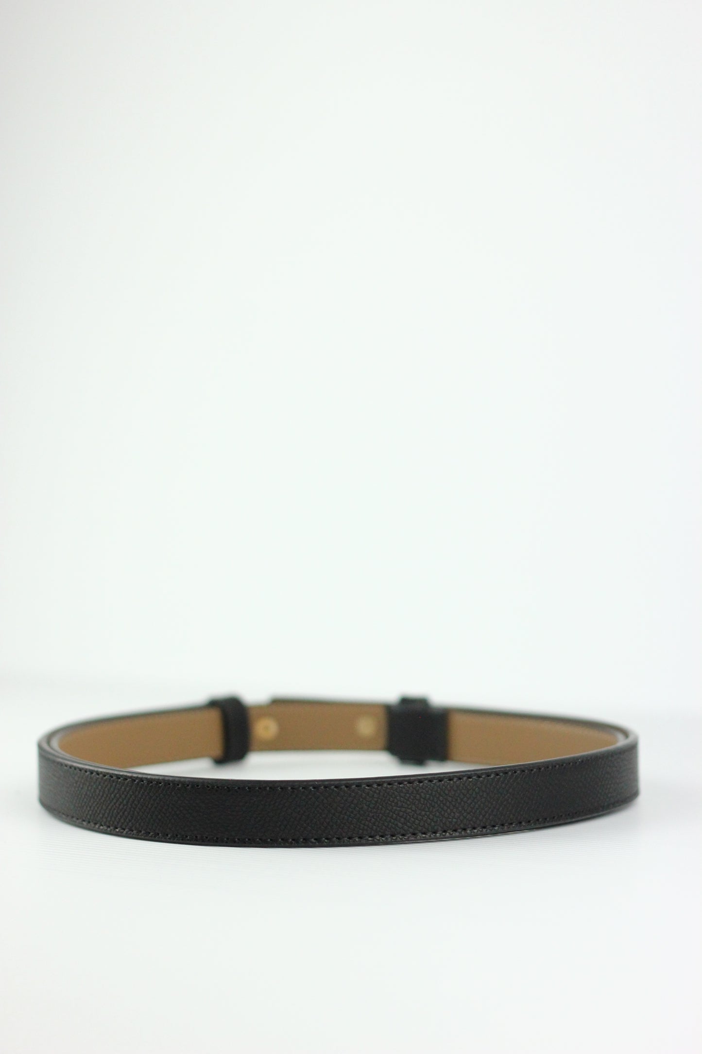 Lanna Belt in Genuine Leather. Black