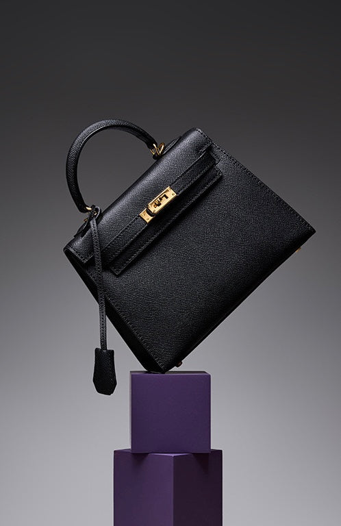 [PREORDER] Queen Bag in Black Genuine Leather