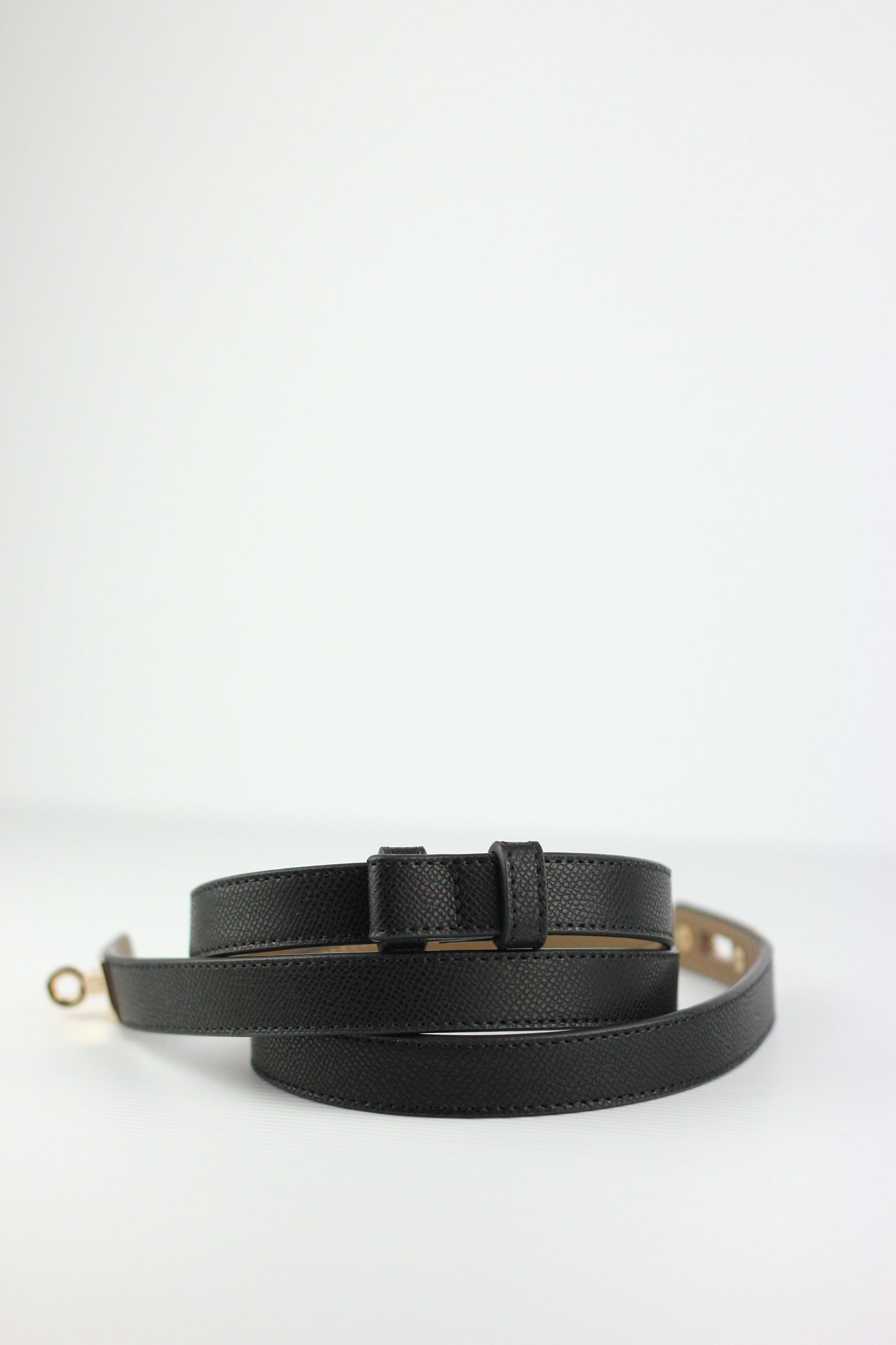 Lanna Belt in Genuine Leather. Black