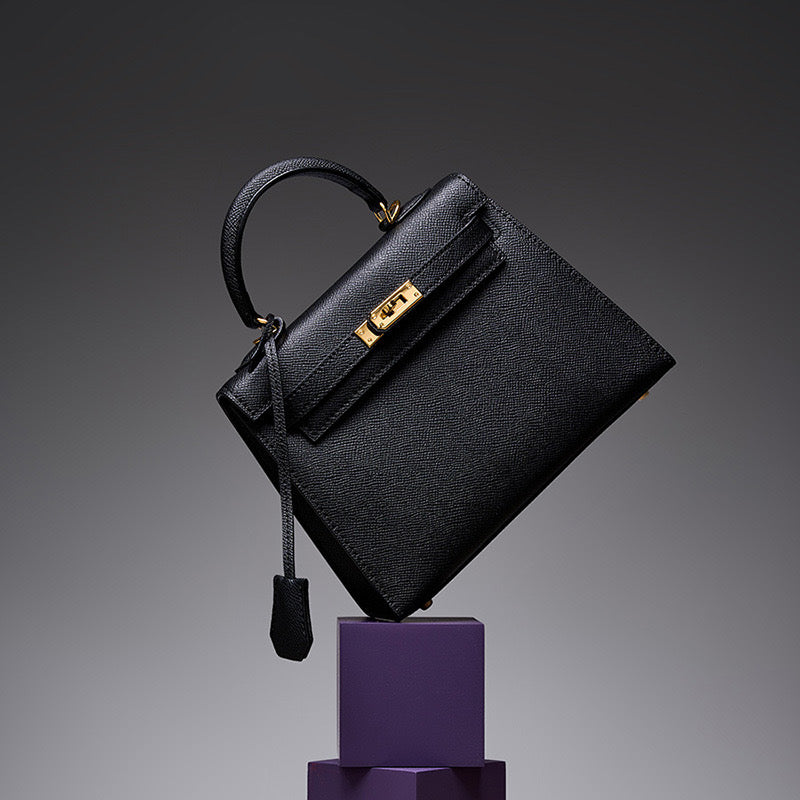 [PREORDER] Queen Bag in Black Genuine Leather