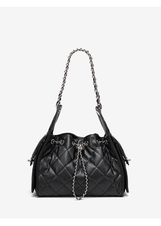 Abigail Bag in Genuine Leather, 25cm