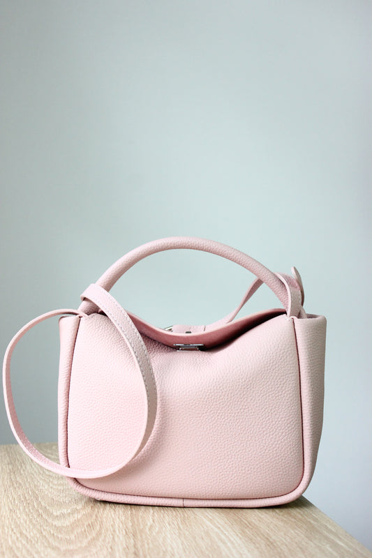 Holly Genuine Leather Bag in Pink