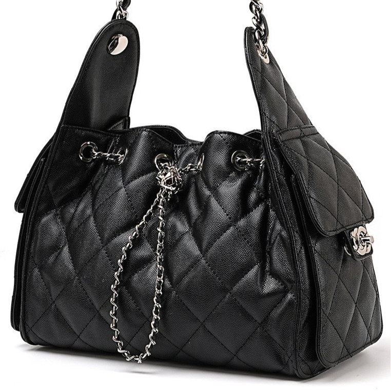 Abigail Bag in Genuine Leather, 25cm