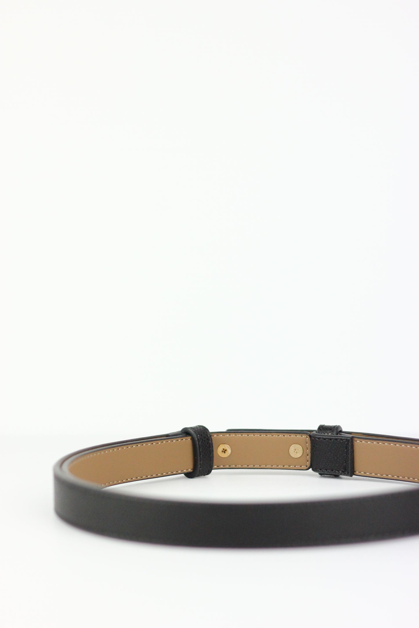 Lanna Belt in Genuine Leather. Black