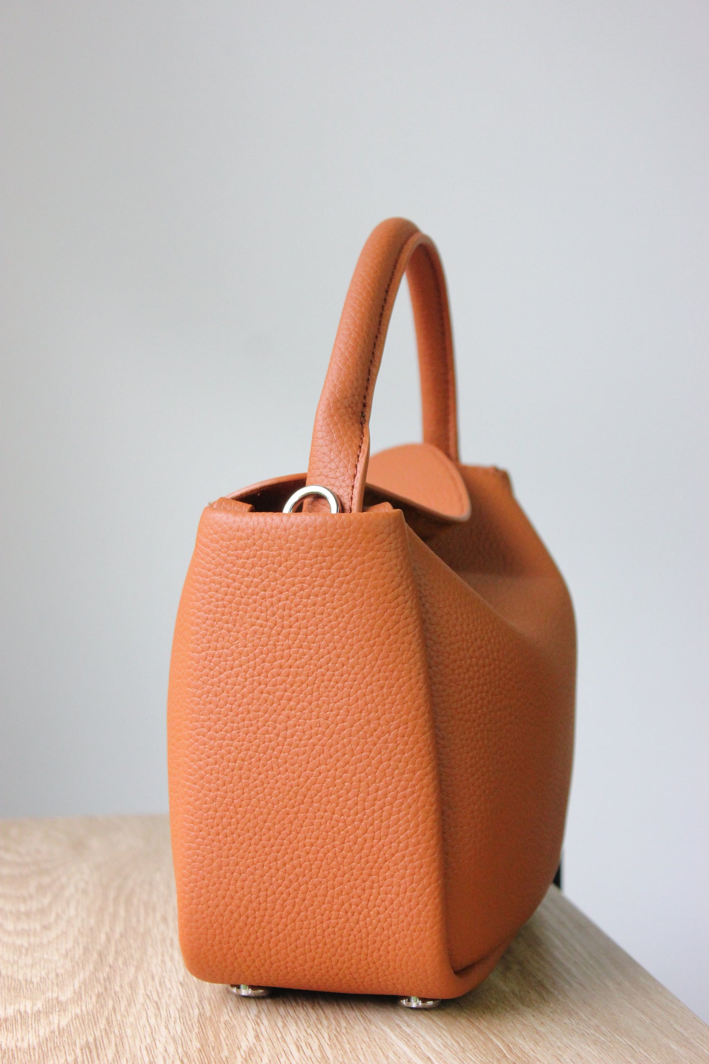 Holly Genuine Leather Bag in Tan