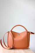 Holly Genuine Leather Bag in Tan