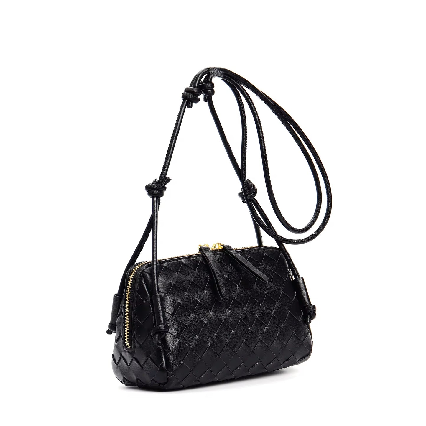 CARHEN Bag in Genuine Leather, Black