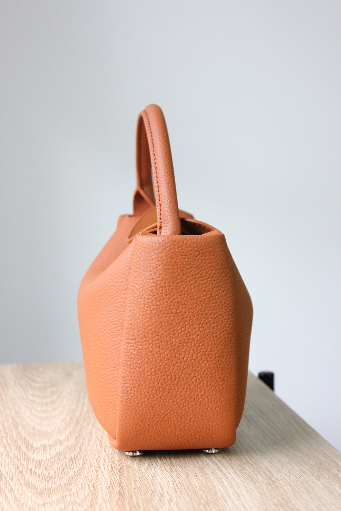Holly Genuine Leather Bag in Tan