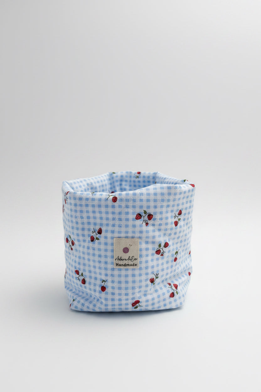 Cloud Bucket Vanity Organiser in (Embroidery-Ready