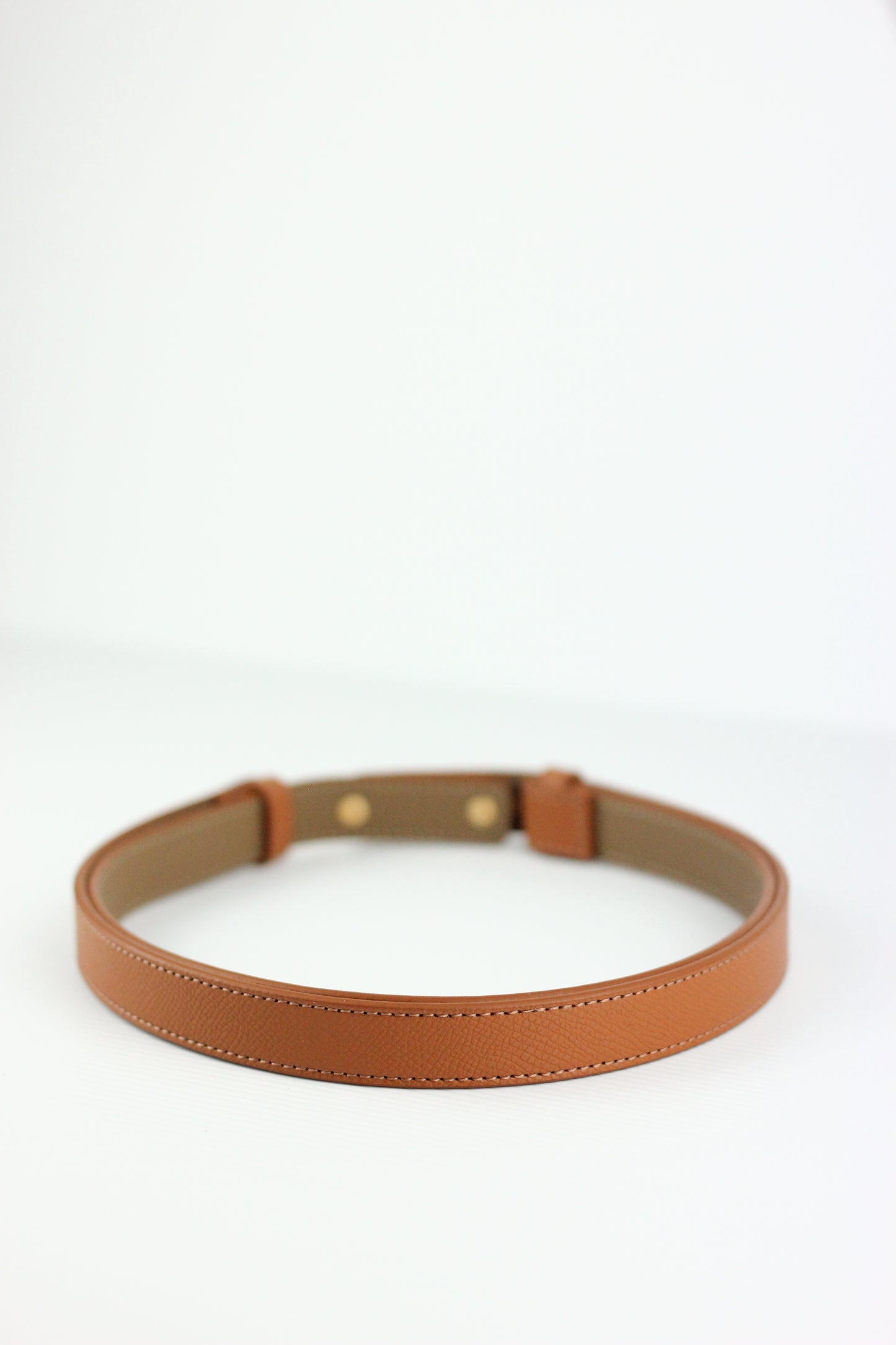 Lanna Belt in Genuine Leather. Caramel