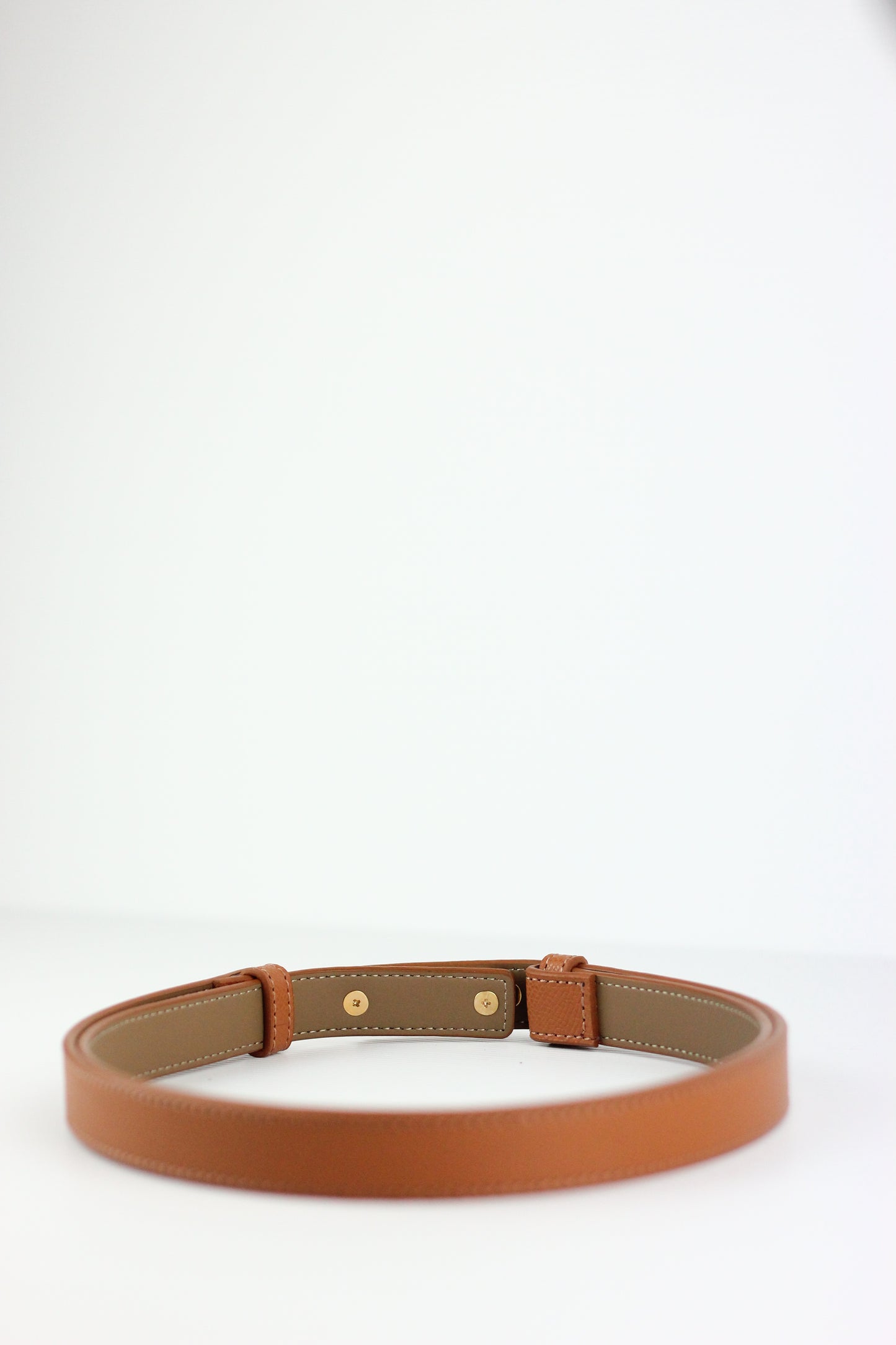 Lanna Belt in Genuine Leather. Caramel