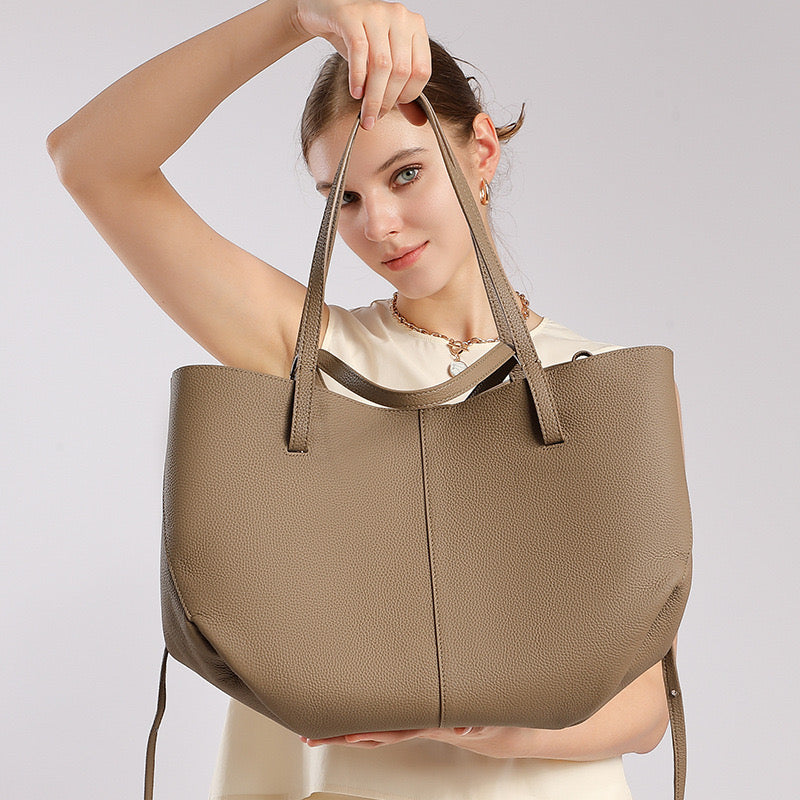 [PREORDER] Ruth in Genuine Leather - Beige