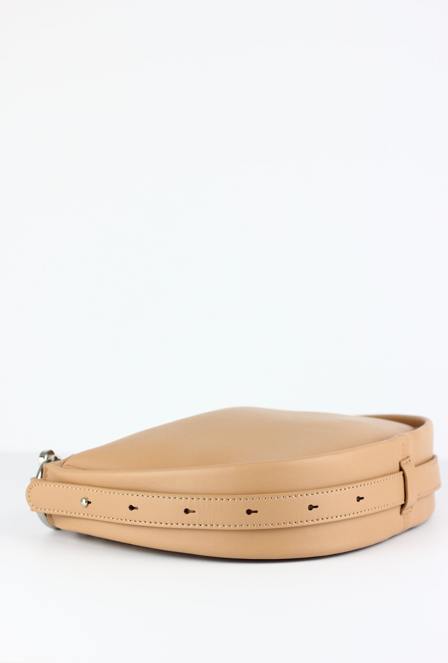 JUDITH Cowhide Leather Bag in Apricot