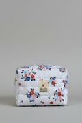 Medium Boxy Quilted Pouch in Floral Bouquet