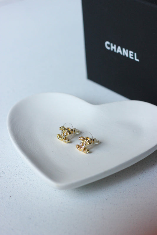 Classic CC Earrings in Gold Vermeil
