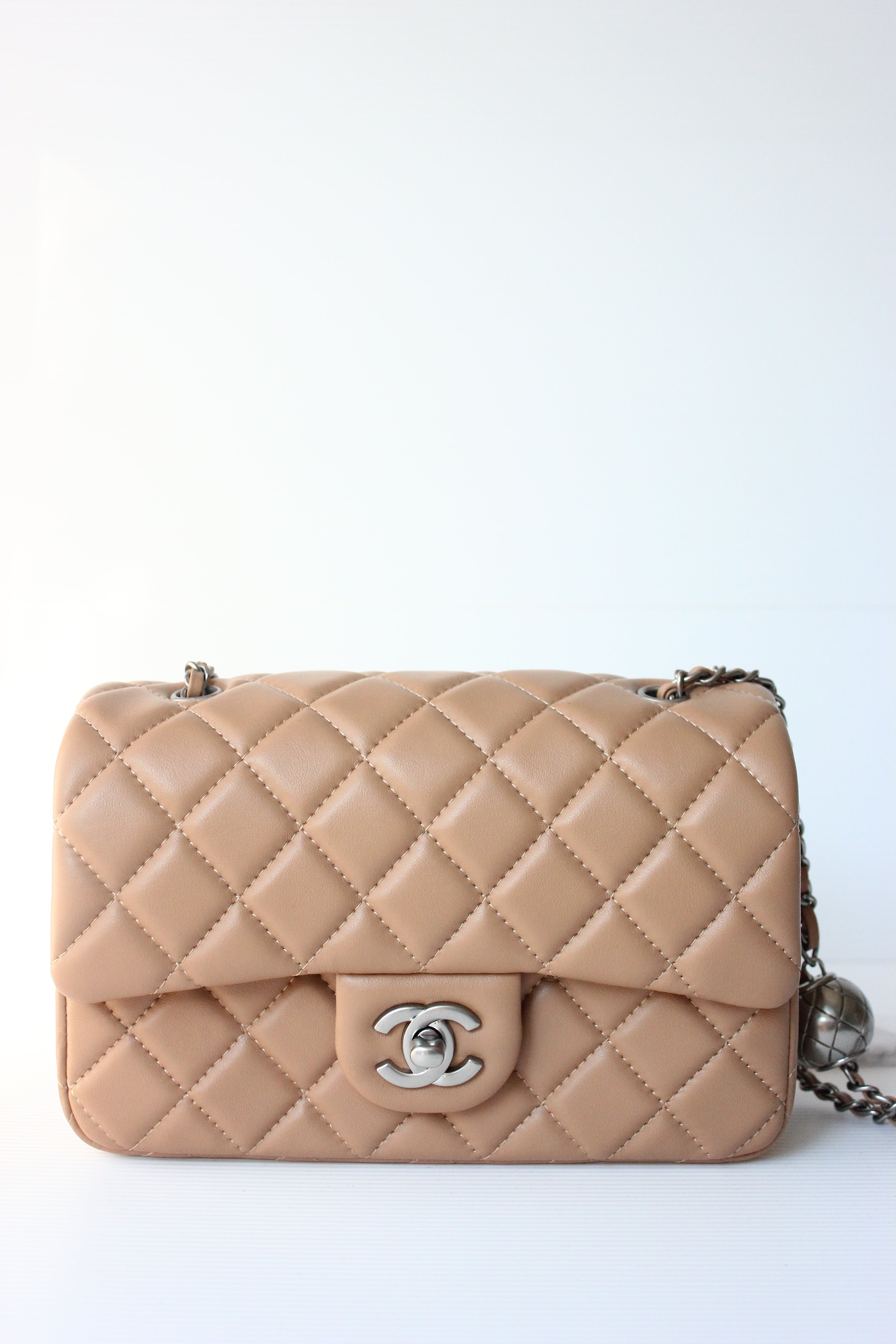 CHNL Beige Quilted Bag