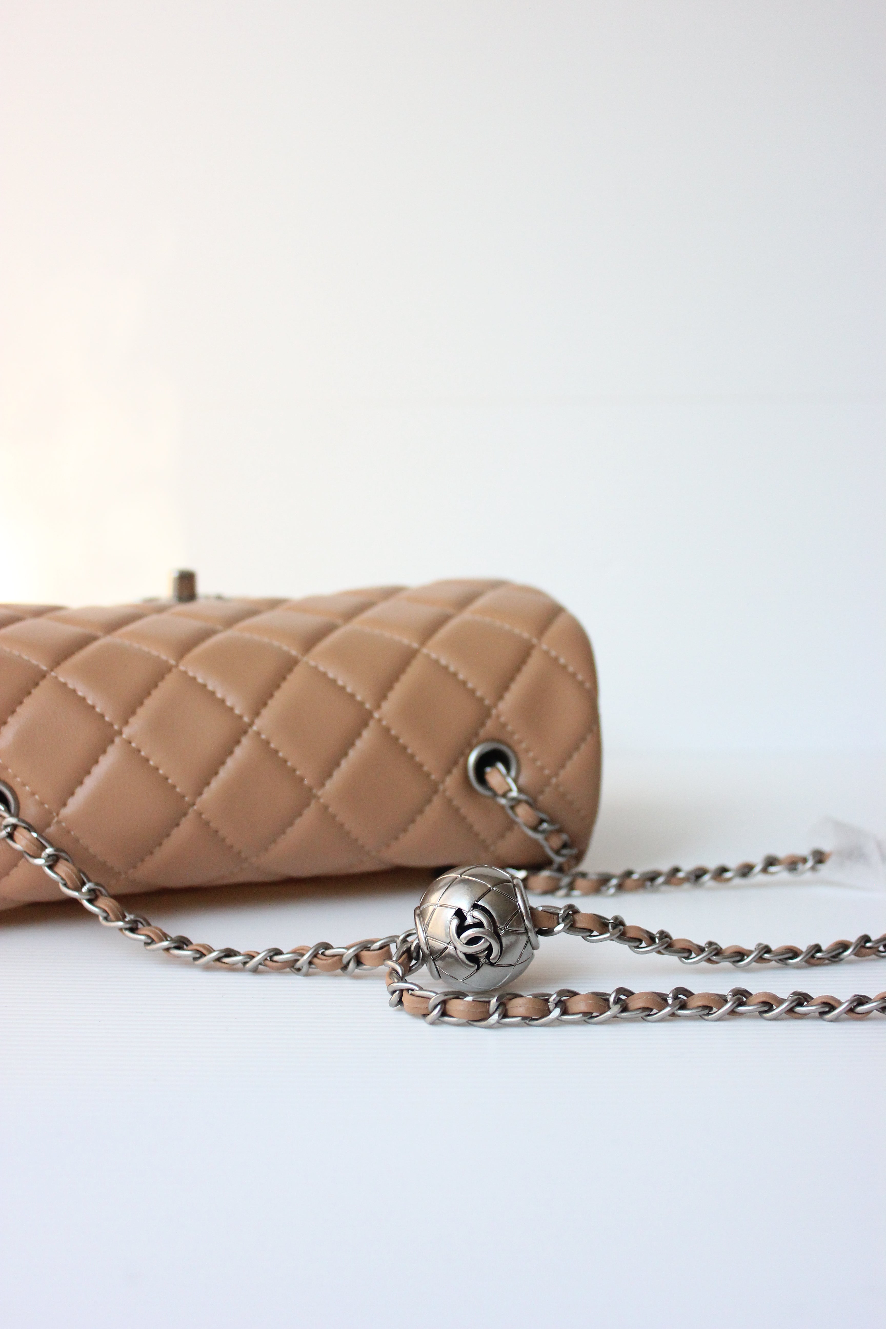 CHNL Beige Quilted Bag