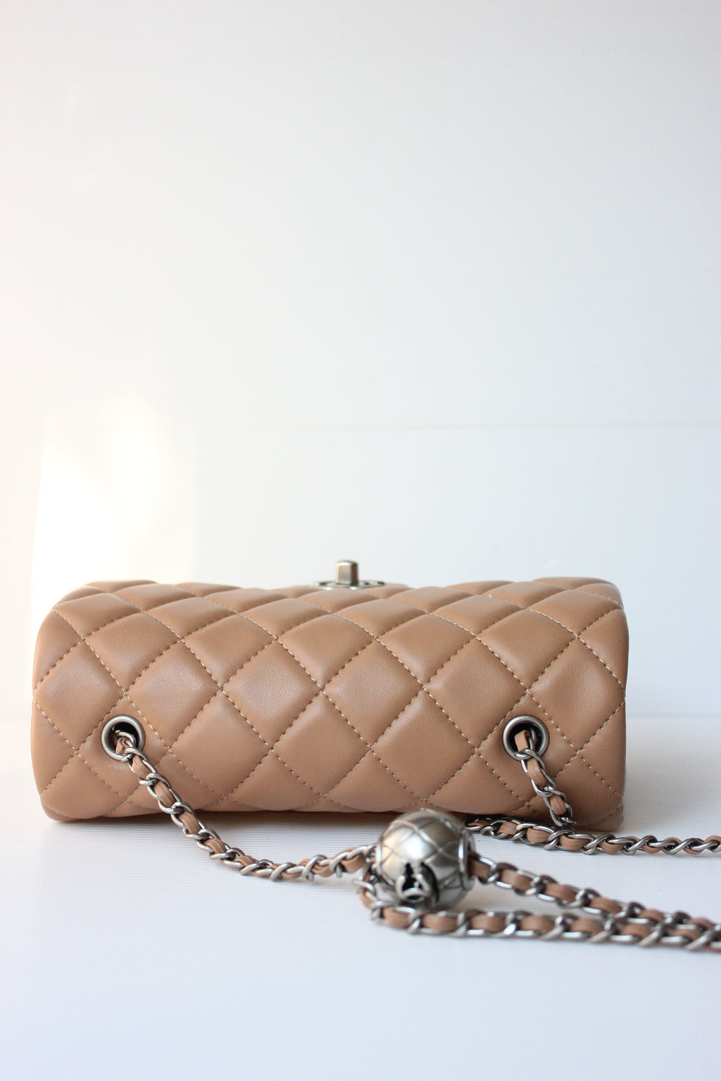 CHNL Beige Quilted Bag