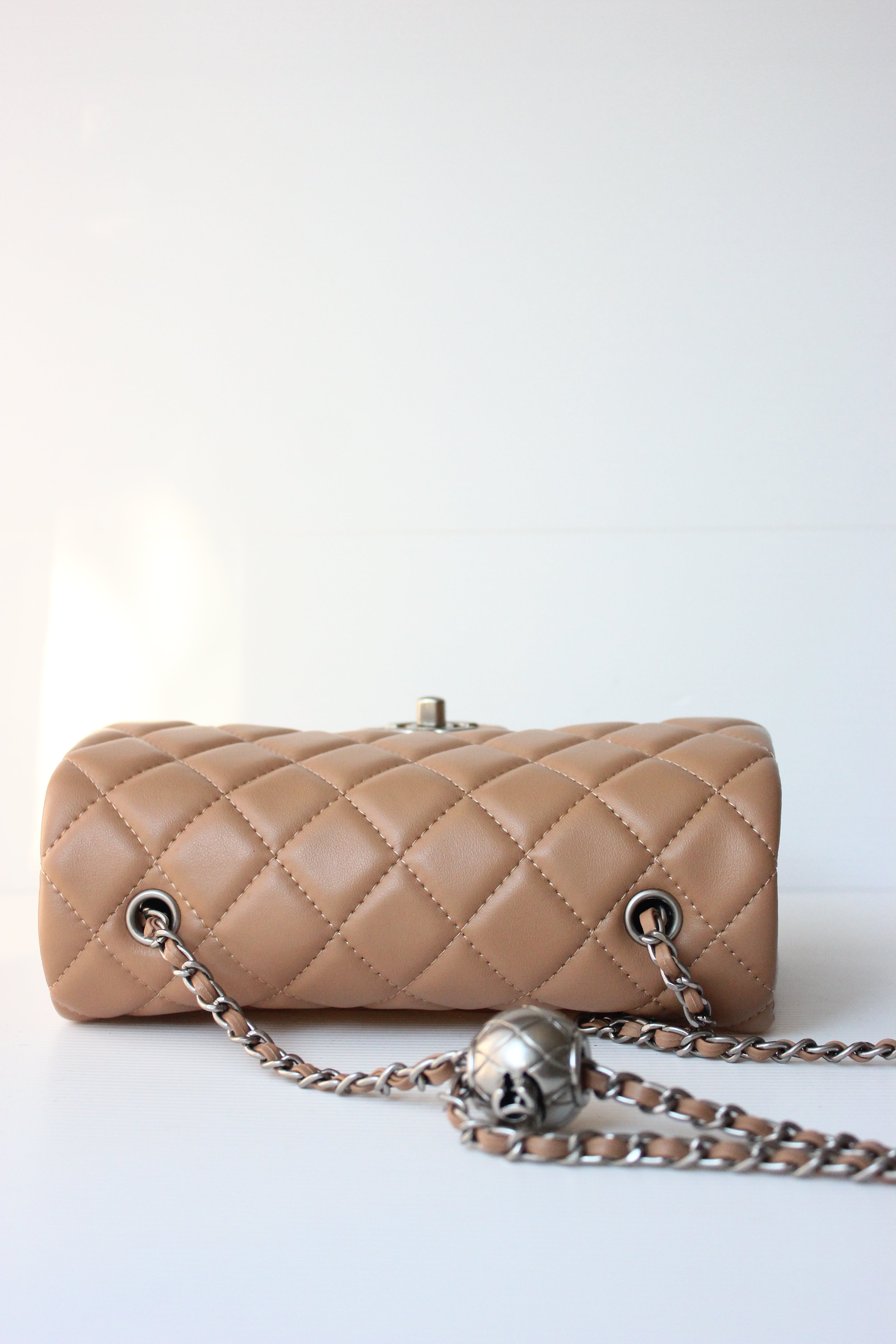 CHNL Beige Quilted Bag