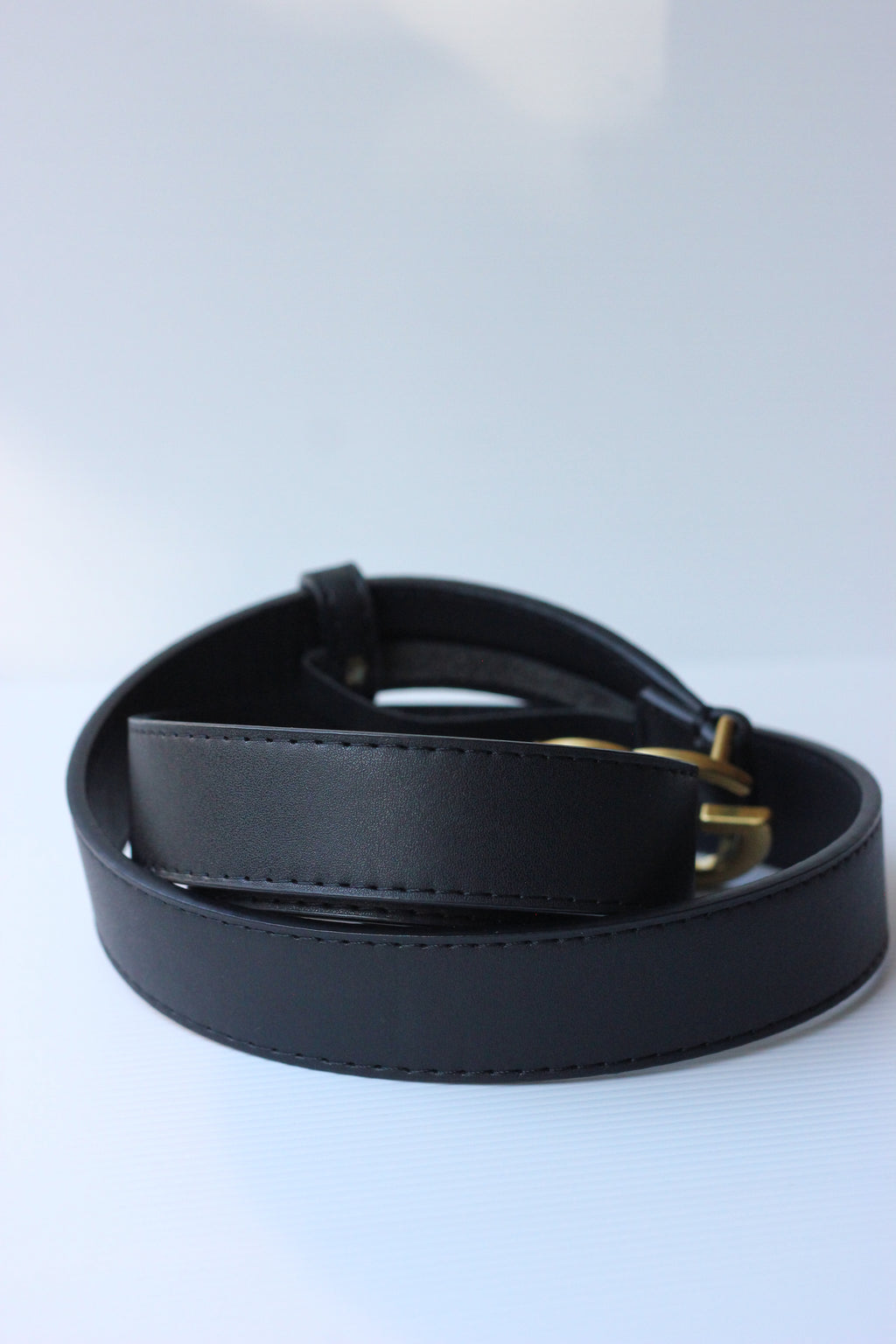 Leather Logo Belt
