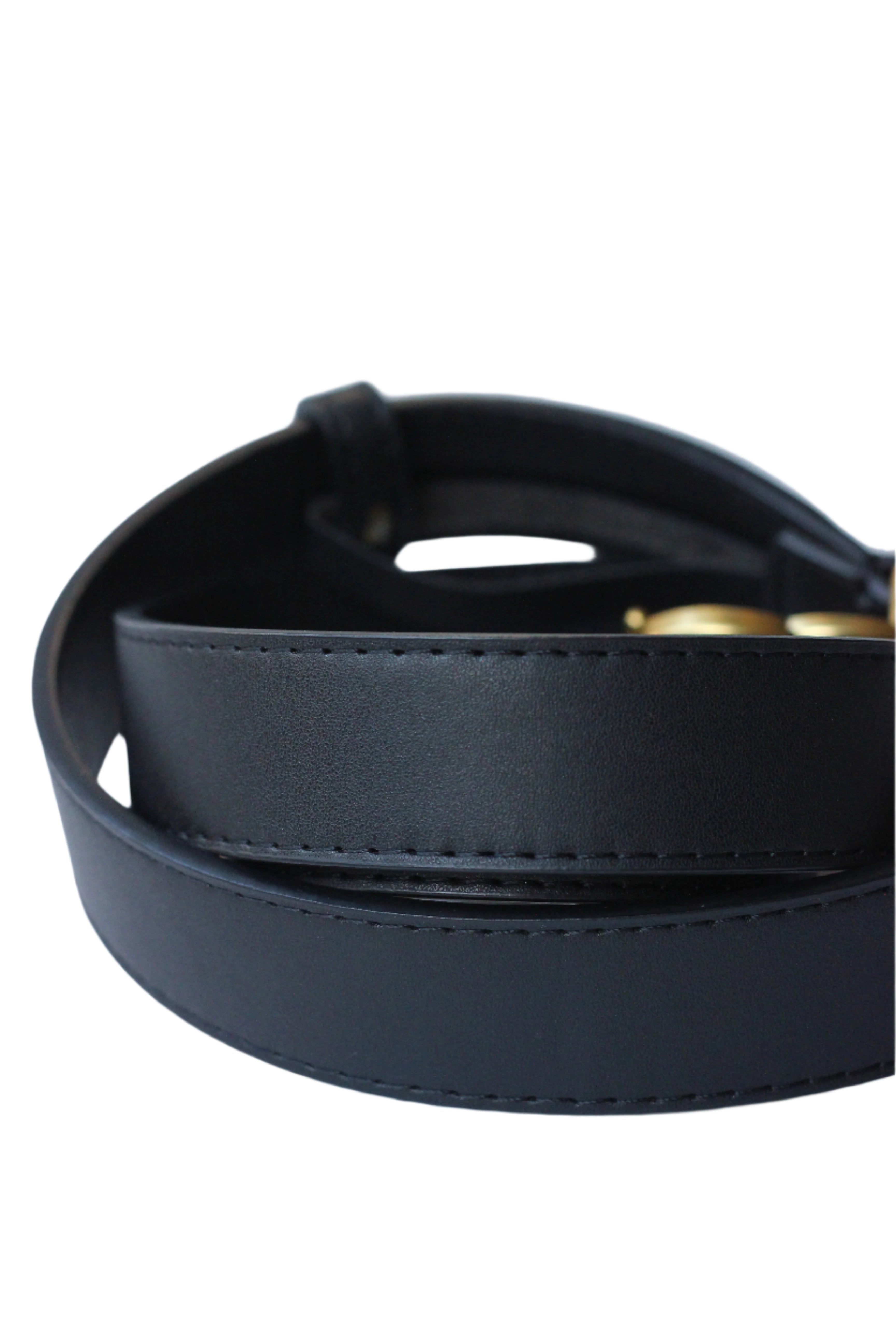 Leather Logo Belt