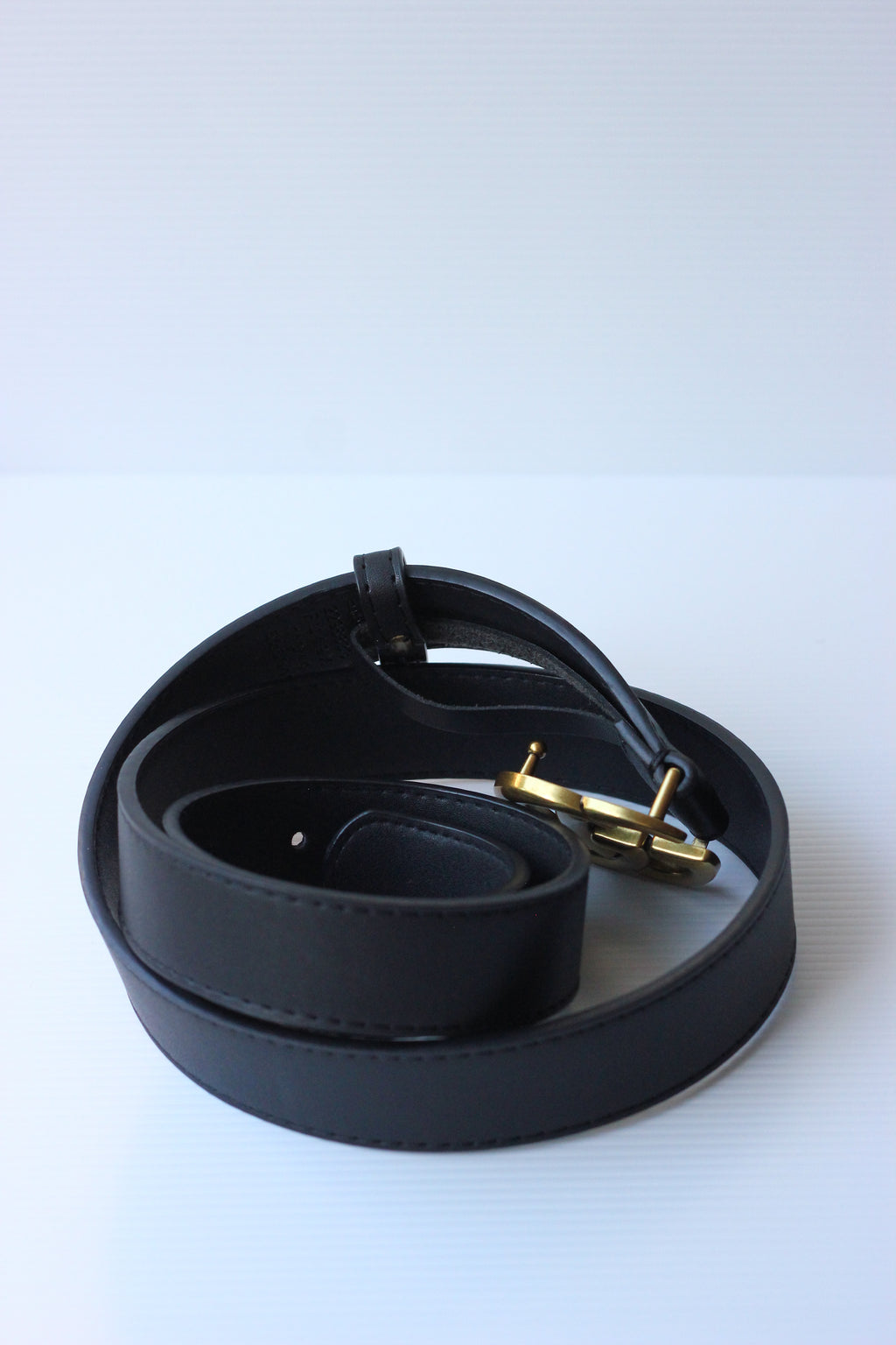 Leather Logo Belt