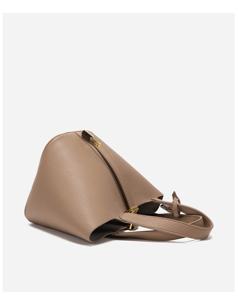 Gabrielle Bucket Bag in Elephant Grey