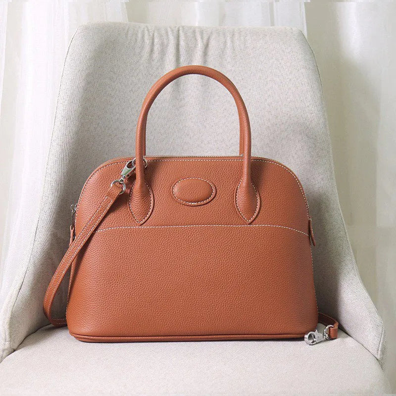 Valeri Bag in Genuine Leather, 27cm