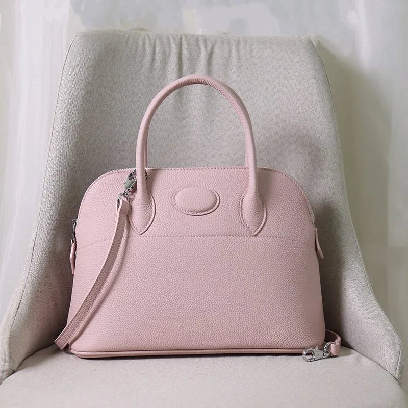 Valeri Bag in Genuine Leather, 27cm